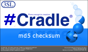 >MD5 Checksum for all Cradle-7.7.0.1 files