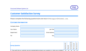 >Questionnaire - Customer Satisfaction