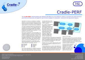 Cradle-PERF Performance Modelling