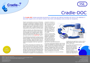 Cradle-DOC Document Generation
