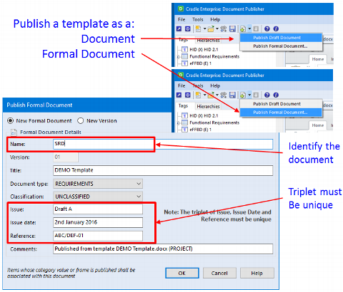 Publish a Formal Document