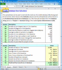 Database Size Calculator