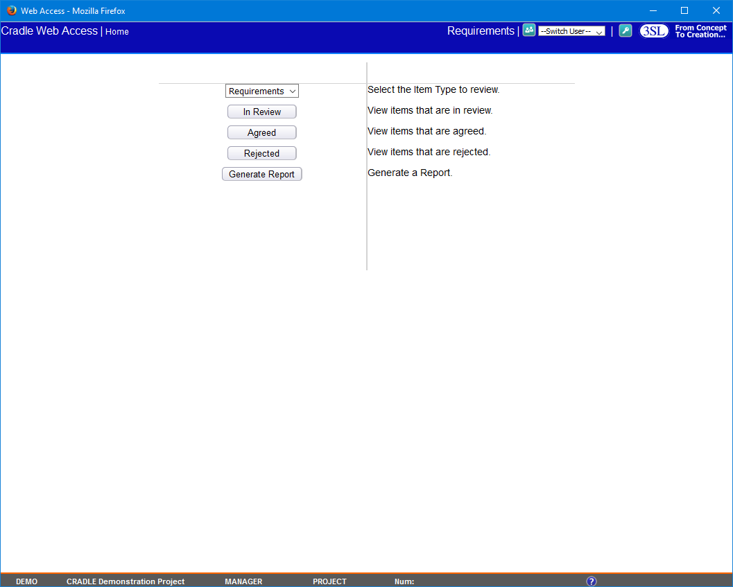 Reviewer User Interface in Web Access