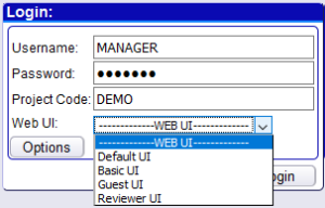 Choosing the reviewer UI upon login