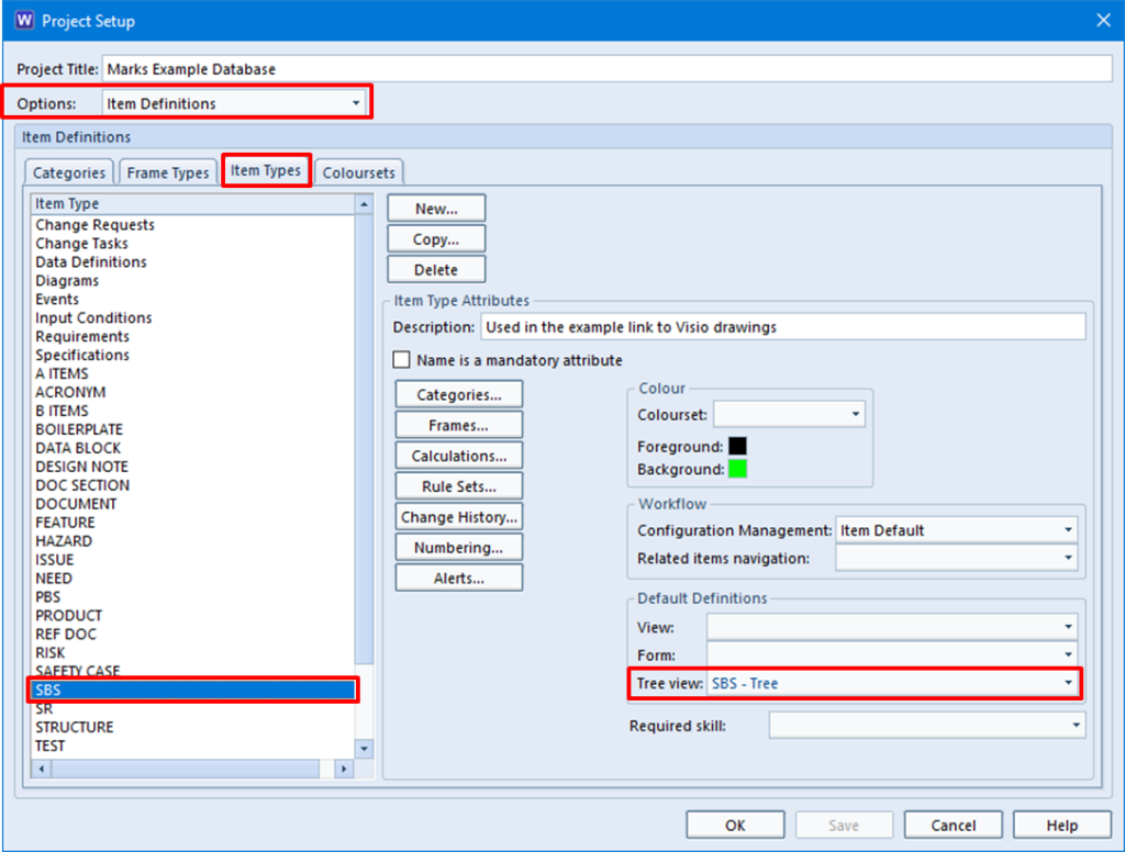 3SL Cradle specify view show items trees displaying item hierarchies set default view
