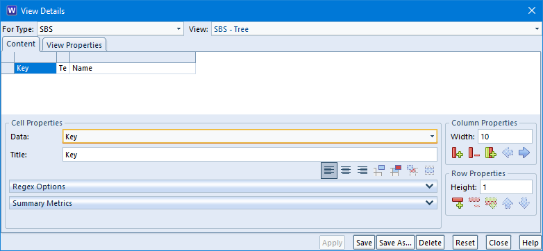 define view tree labels