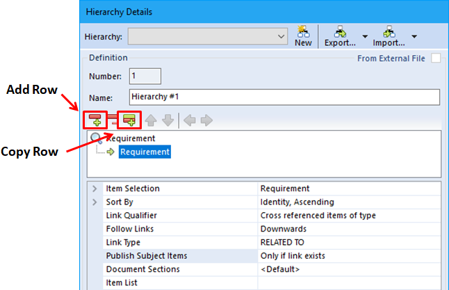 Adding and Copying rows