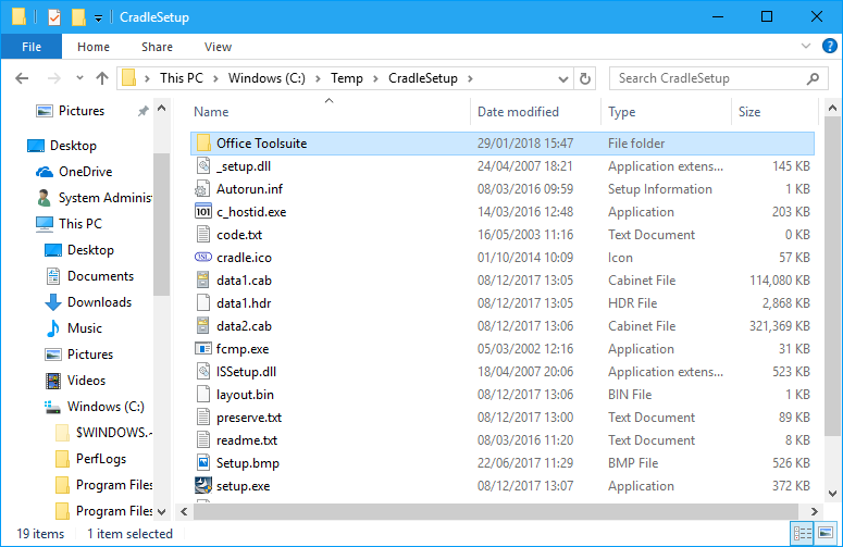 Toolsuite folder