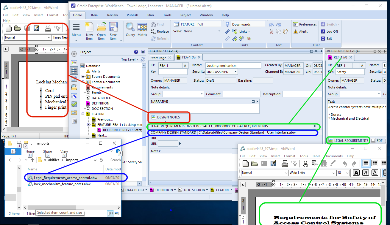 the different ways data is stored and accesse