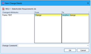 Image showing Change details window