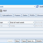 query on a date in a category with relative offset