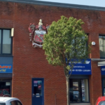 Spring trees on Barrow high street