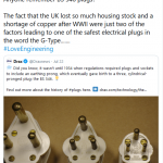 Drax Tweet about UK power plug development