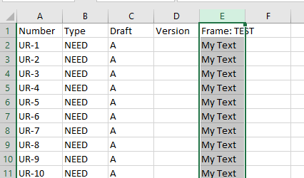 Example CSV