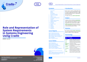 System Requirements in Systems Engineering 