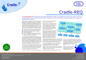 Cradle-REQ Requirements Management