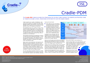 Cradle-PDM Project Data Management