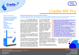 Cradle‐RM Pro