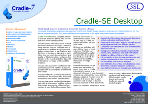 Cradle‐SE Desktop