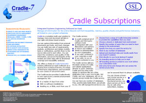 Cradle‐SaaS