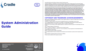 >Installation Guide - System Administration