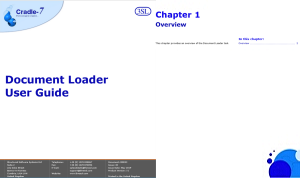 >User Guide - Document Loader