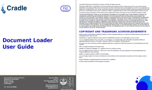 >User Guide - Document Loader