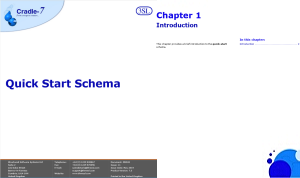 >Schema - Quick Start Schema Reference