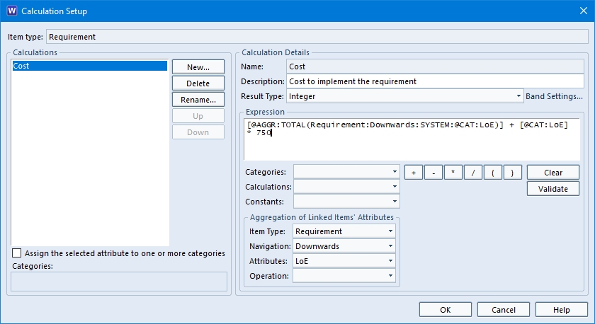 User-Defined Calculations