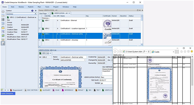 Images included in View, Form and Printed output